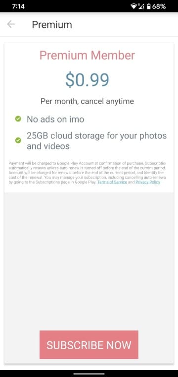 imo free HD video calls and chat